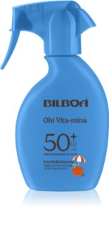Bilboa Ohi Vitamina Trigger spray bronzeador com vitaminas SPF 50+ 250 ml