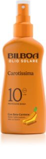 Bilboa Carotissima Olio huile solaire en spray au bêta-carotène SPF 10 200 ml