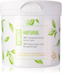 BIOBAZA Natural hydratačný krém na tvár a telo 500 ml