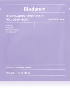 Biodance Rejuvenating Caviar PDRN Real Deep Mask revitalising mask to restore the skin barrier 34 g