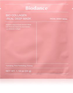 Biodance Bio-Collagen Real Deep Mask mască intensă cu hidrogel hidrateaza pielea si inchide porii 34 g