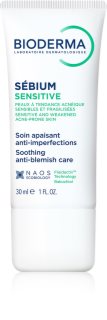 Bioderma Sébium Sensitive creme de hidratação intensa e calmante para pele desidratada e irritada por tratamento antiacneico 30 ml