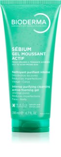 Bioderma Sébium Gel Moussant Actif gel de limpeza profunda para pele oleosa e problemática 200 ml