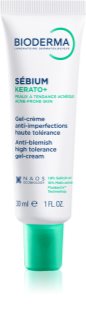 Bioderma Sébium Kerato+ gel cremoso contra imperfeições de pele acneica 30 ml
