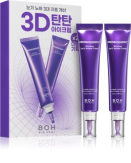 BIOHEAL BOH Probioderm 3D Lifting Eye & Wrinkle Cream koncentrirana krema za okolico oči proti znakom staranja DUO paket 2x25 ml
