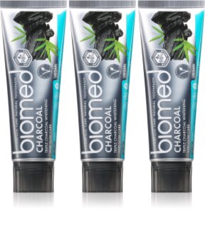 Biomed Charcoal dentífrico branqueador com carvão bioativo