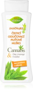 Bione Cosmetics Cannabis upokojujúce čistiace mlieko 255 ml