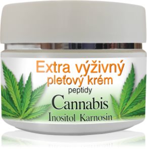 Bione Cosmetics Cannabis with Peptides itin intensyviai maitinantis drėkinamasis kremas 51 ml