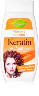 Bione Cosmetics Keratin + Panthenol bálsamo regenerador para cabello 260 ml