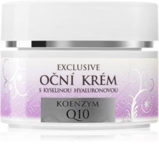Bione Cosmetics Exclusive Q10 crema para contorno de ojos con ácido hialurónico 51 ml