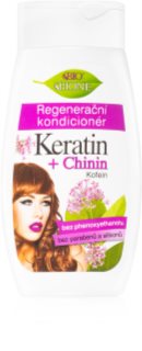 Bione Cosmetics Keratin + Chinin acondicionador regenerador para cabello 260 ml