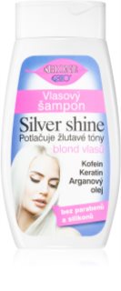 Bione Cosmetics Silver Shine champú para neutralizar el tono amarillo 260 ml