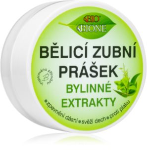 Bione Cosmetics Dentamint Herbal Extracts Puder für weißere Zähne 40 g