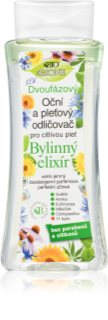 Bione Cosmetics Bylinný elixír dvoufázová odličovací emulze na oči 255 ml