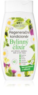 Bione Cosmetics Bylinný elixír après-shampoing régénérant 260 ml