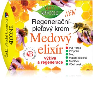 Bione Cosmetics Honey Elixir regeneruojamasis veido kremas 51 ml