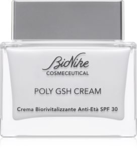 BioNike Cosmeceutical POLY GSH CREAM Förnyande kräm mot åldrande SPF 30 50 ml