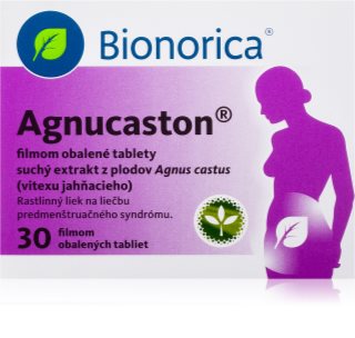 Bionorica Agnucaston 4 mg obalené tablety na liečbu predmenštruačného syndrómu pre ženy 30 tbl