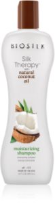 Biosilk Silk Therapy Natural Coconut Oil hydratačný šampón s kokosovým olejom 355 ml