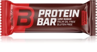 BioTechUSA Protein Bar fehérjeszelet nagy íz Strawberry 70 g