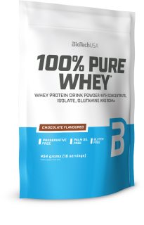 BioTechUSA 100% Pure Whey syrovátkový protein malé balení