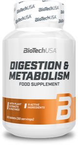 BioTechUSA Digestion & Metabolism tablety na podporu trávenia 60 tbl