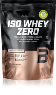 BioTechUSA Iso Whey Zero suero de leche aislado sabor Caffe Latte 454 g