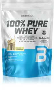 BioTechUSA 100% Pure Whey proteína de suero lácteo pack pequeño sabor Banana 400 g