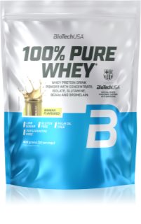 BioTechUSA 100% Pure Whey syrovátkový protein příchuť Banana 900 g