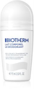 Biotherm Lait Corporel Le Déodorant antiperspirant roll-on fara parabeni 75 ml