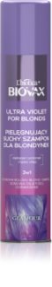 Biovax Glamour Ultra Violet For Blonds suchy szampon do włosów blond 200 ml