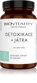 Biovitality Detoxikace + játra tobolky pro podporu zdraví jater 30 cps