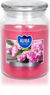 BISPOL Premium Line Rose Duftkerze 500 g