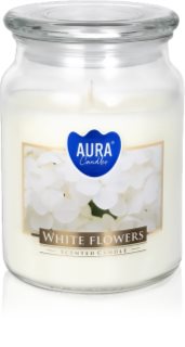 BISPOL Premium Line White Flowers Duftkerze 500 g