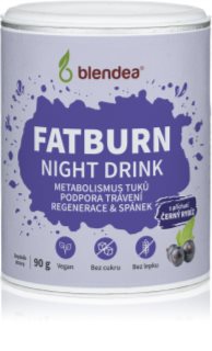 Blendea Fat Burn night drink prášek pro podporu hubnutí příchuť Black Currant 90 g