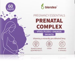 Blendea PREGNANCY ESSENTIALS Prenatal Complex kapsuly pre tehotné ženy 60 ks