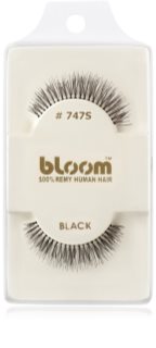 Bloom Natural nalepovacie mihalnice z prírodných vlasov No. 747S (Black) 1 cm