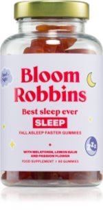Bloom Robbins Best SLEEP ever - Fall asleep faster gummies żelki do żucia na poprawę snu i regeneracji smak Mango 60 szt.