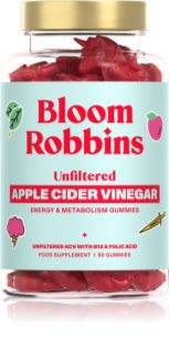 Bloom Robbins Energy & Metabolism Gummies Apple Cider Vinegar žvýkací měkké tobolky pro podporu trávení 286 g
