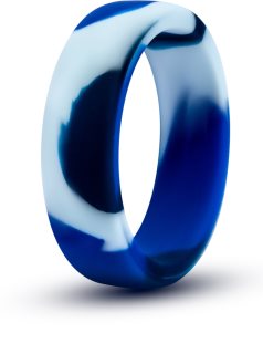 Blush Performance Silicone Camo Blue penisring 1 st