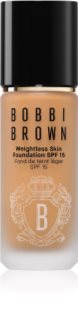Bobbi Brown Weightless Skin Foundation SPF 15 tartós alapozó hidratáló hatással árnyalat Golden 30 ml