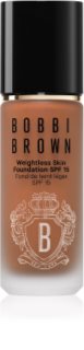 Bobbi Brown Weightless Skin Foundation SPF 15 tartós alapozó hidratáló hatással