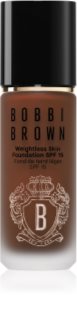 Bobbi Brown Weightless Skin Foundation SPF 15 tartós alapozó hidratáló hatással árnyalat Espresso 30 ml