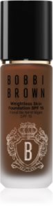 Bobbi Brown Weightless Skin Foundation SPF 15 tartós alapozó hidratáló hatással árnyalat Cool Chestnut 30 ml