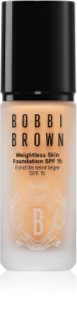 Bobbi Brown Weightless Skin Foundation SPF 15 Mini tartós matt alapozó hidratáló hatással árnyalat Honey 13 ml