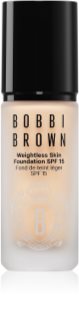 Bobbi Brown Weightless Skin Foundation SPF 15 Mini fond de teint matifiant longue tenue pour un effet naturel