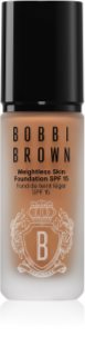Bobbi Brown Weightless Skin Foundation SPF 15 Mini tartós matt alapozó hidratáló hatással