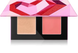 Bobbi Brown Threads of Love Cream Glow Highlighter + Pot Rouge палитра с хайлайтъри и ружове цвят Peach Duo 4 гр.