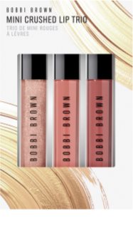 Bobbi Brown Holiday Mini Crushed Lip Trio Kinkekomplekt huultele varjund Bare Sparkle / Force of Nature / In the Buff