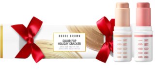 Bobbi Brown Holiday Color Pop Holiday Cracker Gavesæt Skygge Morning Dew / Flirty Peach